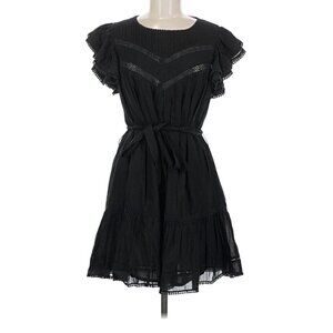 NWT Revolve Tularosa Amber Mini Dress Black Boho Chic Medium MSRP $188
